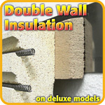 double wall insulation kiln